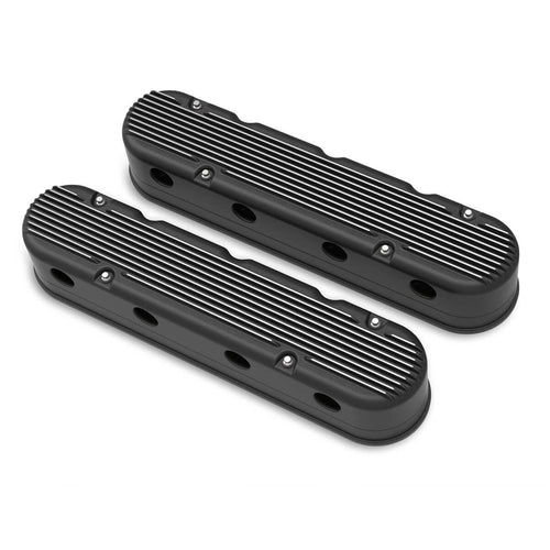 ROCKER COVERS CHEV LS 2 PIECE CAST ALLOY BLACK