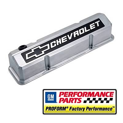 ROCKER COVERS CHEV SB CHEVROLET SLANT EDGE POL