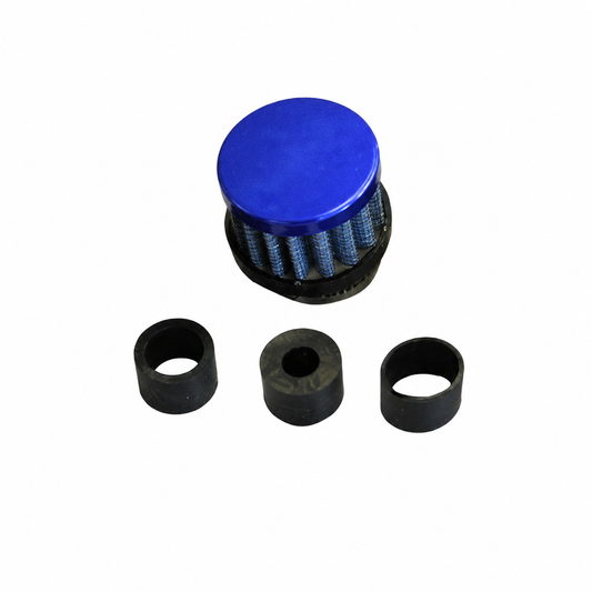 BREATHER CLAMP ON 12/18/20/25mm BLUE UNIV