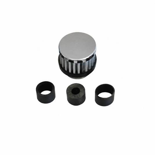 BREATHER CLAMP ON 12/18/20/25mm CHROME UNIV