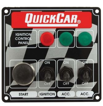 SWITCH PANEL IGNITION & START +2 ACC+ LIGHTS /FLAG