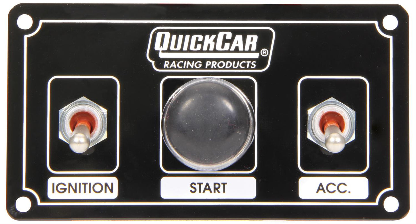 SWITCH PANEL IGNITION & START +1 ACC BLACK
