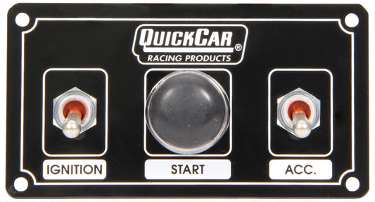 SWITCH PANEL IGNITION & START +1 ACC BLACK