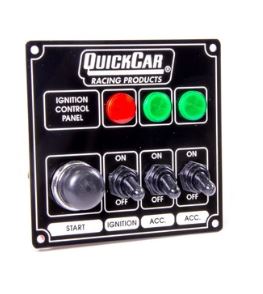 SWITCH PANEL IGNITION & START +2 ACC BLACK