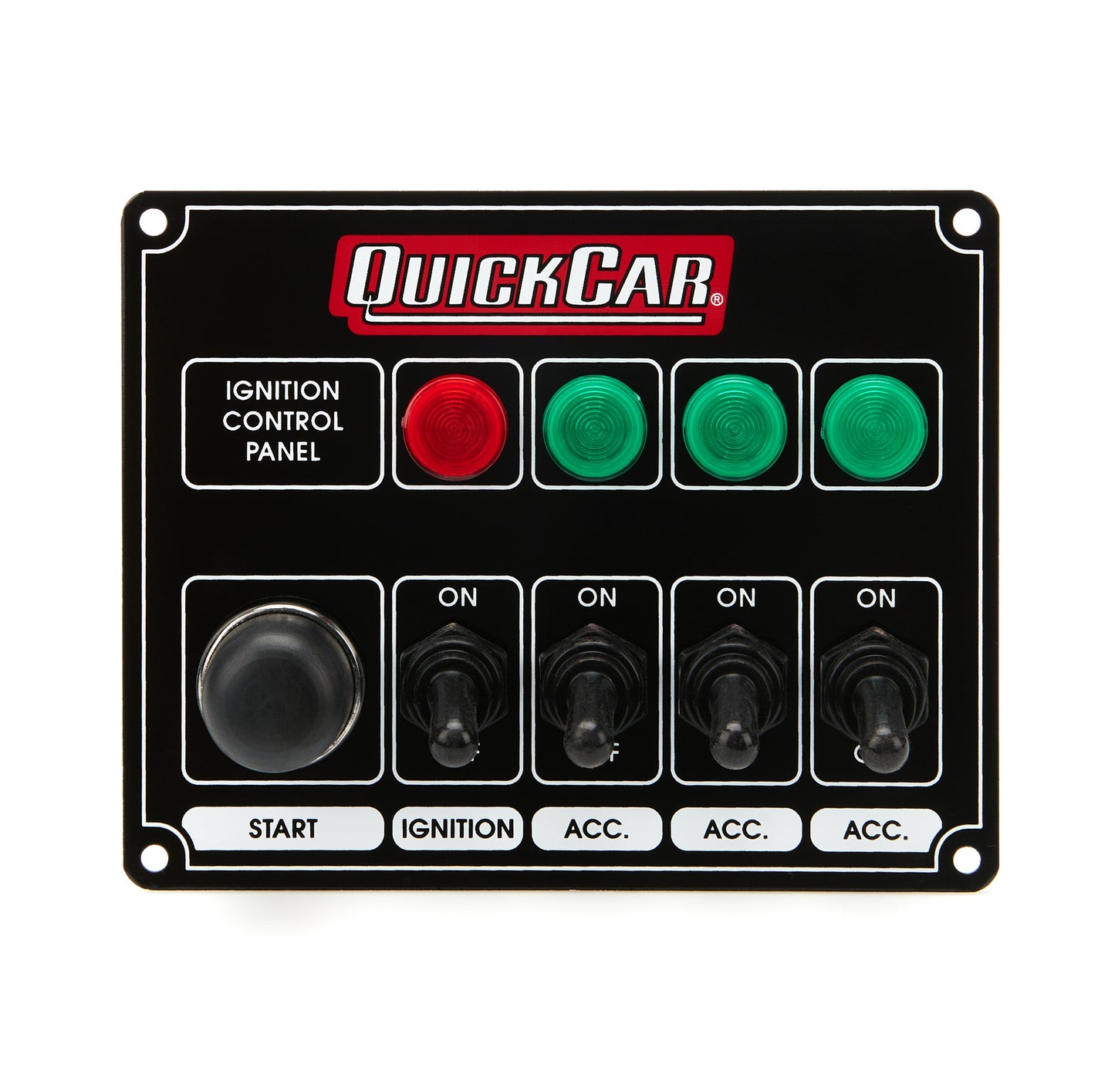 SWITCH PANEL IGNITION & START +3 ACC BLACK