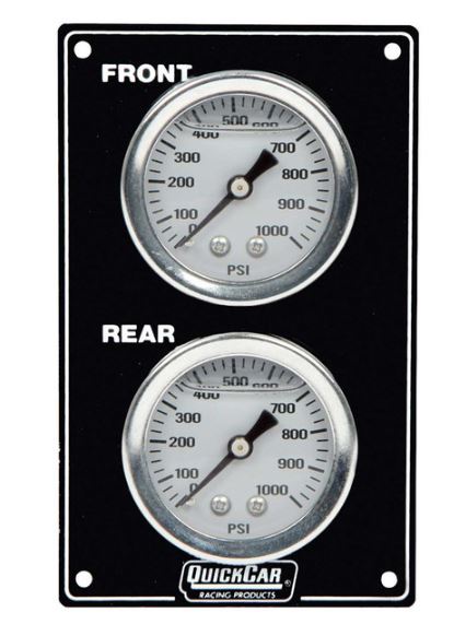 GAUGE BRAKE BIAS SET LIQUID 1500psi 1-1/2 VERT BLK