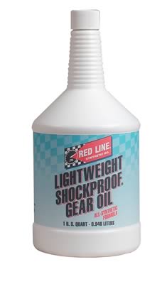 GEAR OIL LIGHTWEIGHT SHOCKPROOF REDLINE 1qt