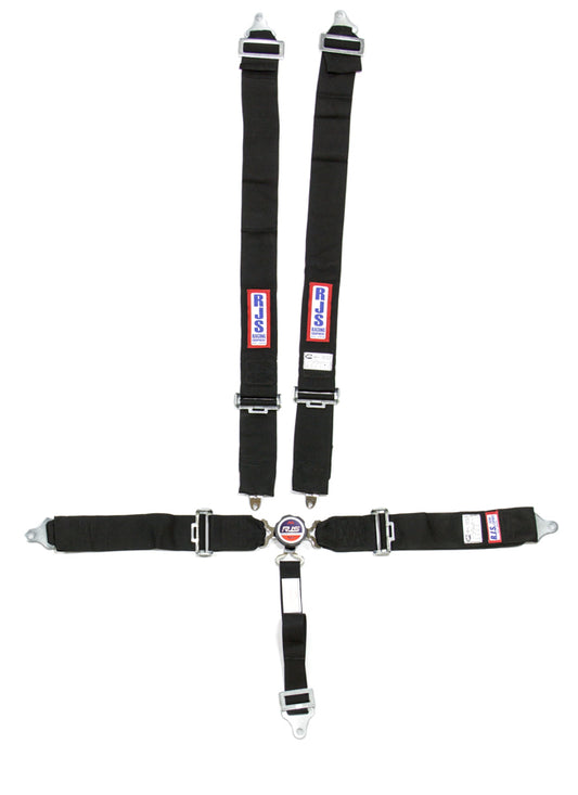 HARNESS 5pt CAMLOCK PULL DOWN BOLT SIDES BLACK