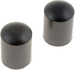 TUBE CAP 5/8in EACH BLACK RUBBER