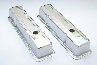 ROCKER COVERS CHEV SB CHROME TALL