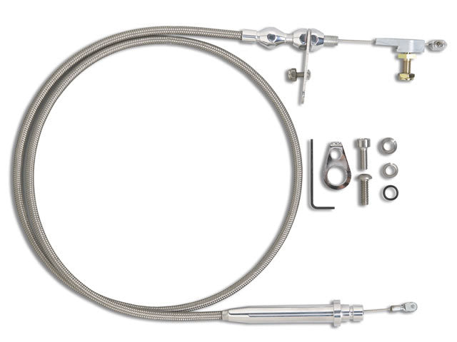 KICKDOWN CABLE TH350 BRAIDED