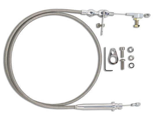 KICKDOWN CABLE TH350 BRAIDED