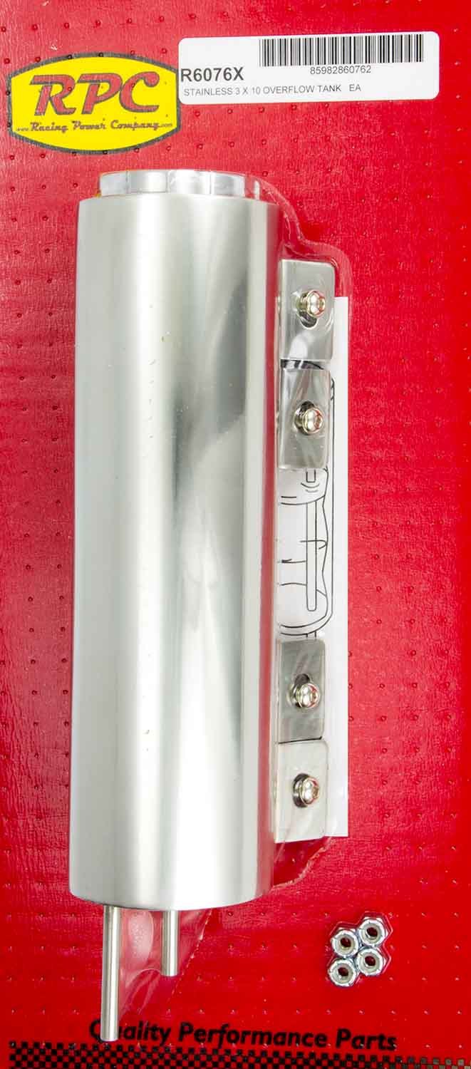 OVERFLOW BOTTLE 10in x 3in STAINLESS