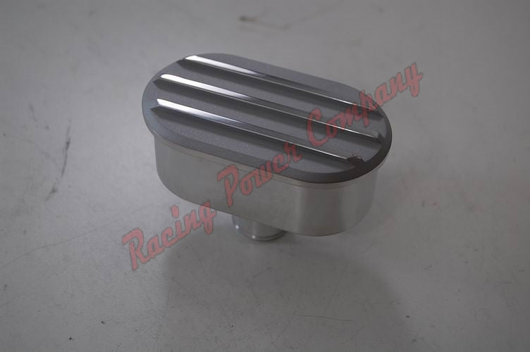 BREATHER PUSH ON OVAL ALLOY FINNED