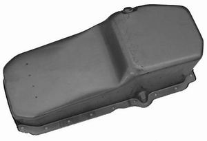 SUMP CHEV SB 86-UP RH DIP 1pce REAR MAIN BLACK