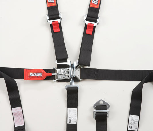 HARNESS 5pt 2in PULL UP BLACK JUNIOR SFI16.2