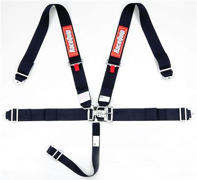 HARNESS 5pt PULL DOWN BLACK WRAP