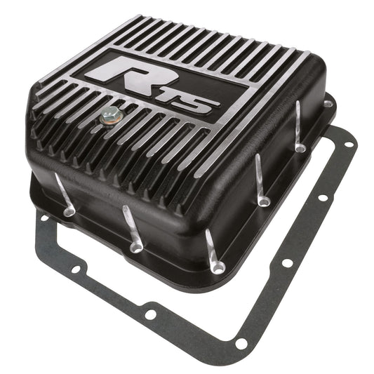 TRANS PAN TH350 ALLOY DEEP BLACK FINNED