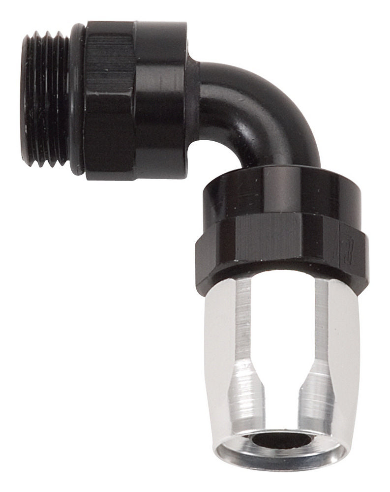 HOSE END -8 90deg to -10 swivel port o-ring