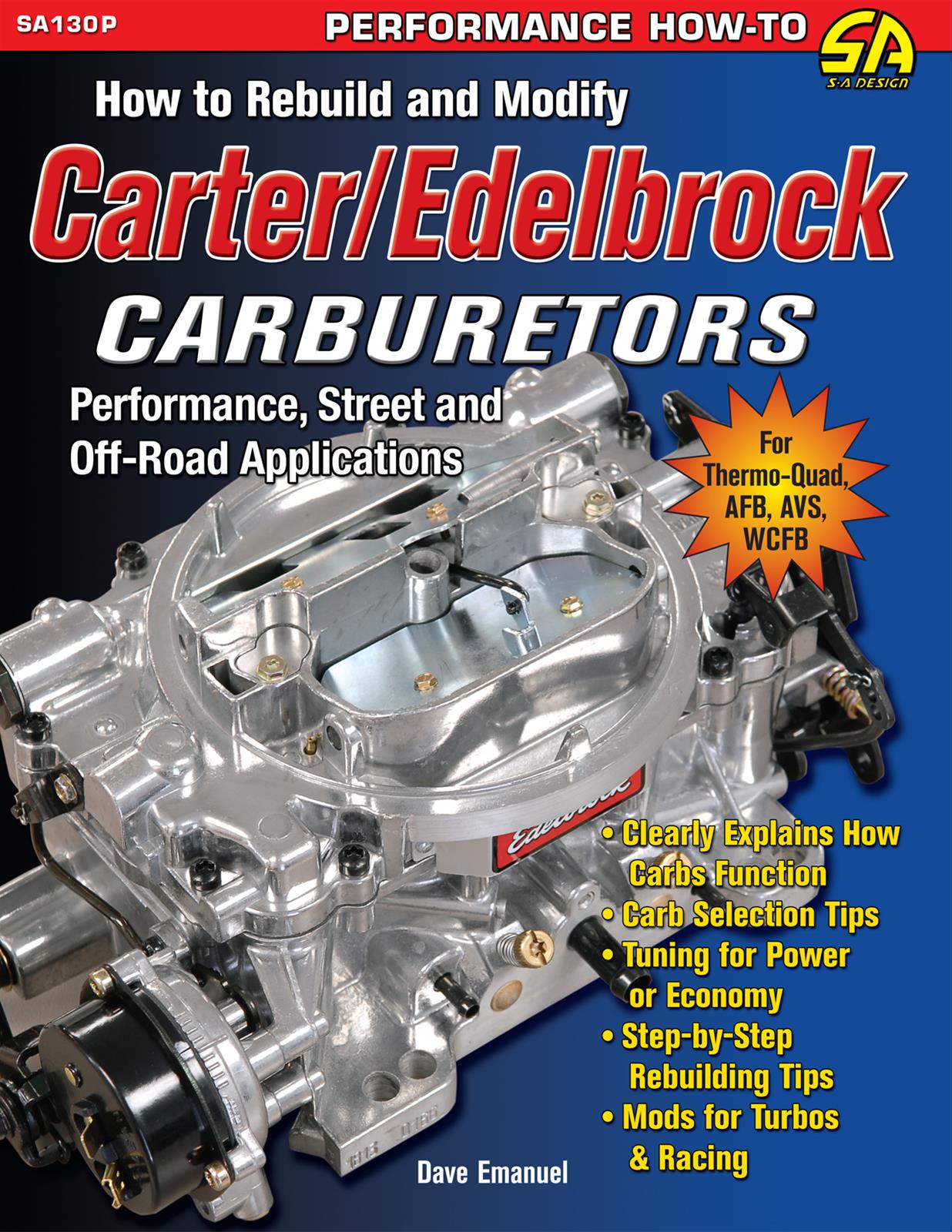 BOOK HOW TO BUILD & MOD CARTER EDELBROCK CARBS