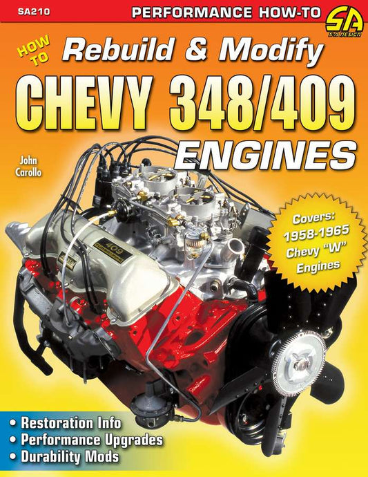 BOOK HOW TO REBUILD & MODIFY CHEVY 348/409 ENGINES