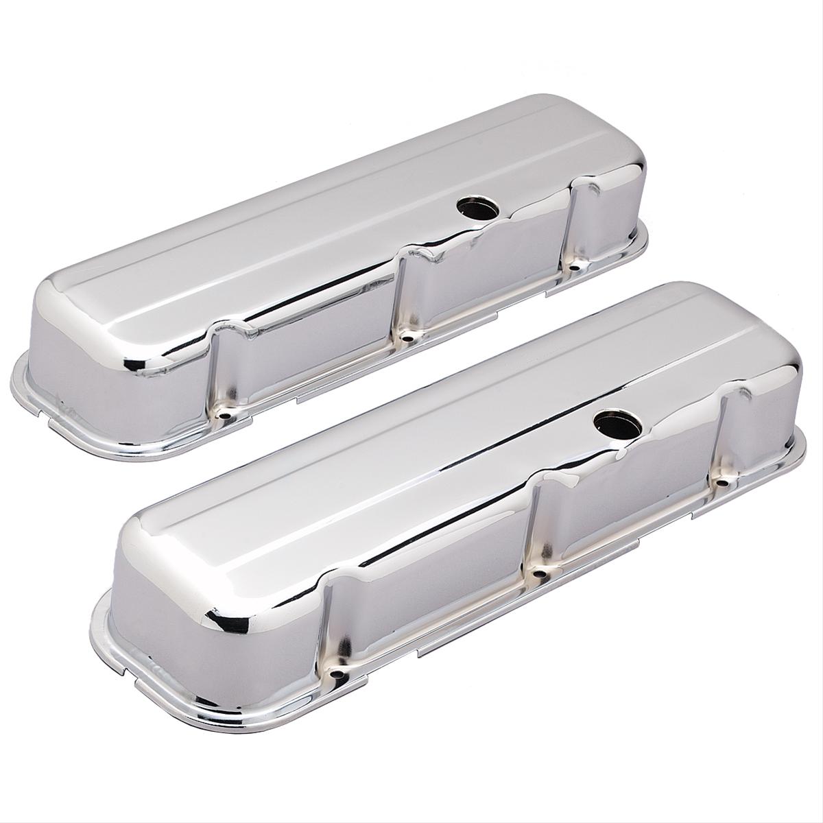 ROCKER COVERS CHEV BB CHROME TALL BAFFLED