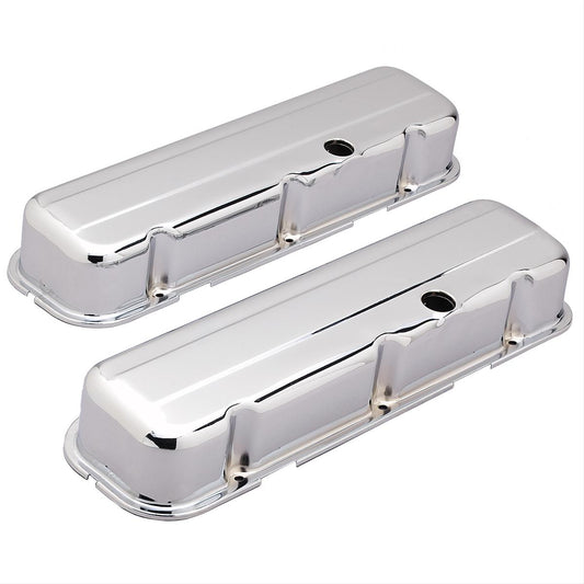 ROCKER COVERS CHEV BB CHROME TALL BAFFLED