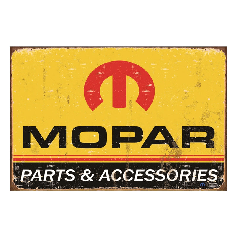 TIN SIGN MOPAR PARTS AND ACCESSORIES