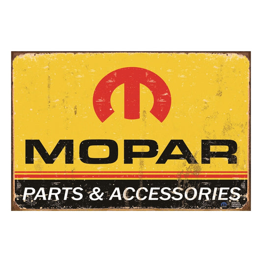 TIN SIGN MOPAR PARTS AND ACCESSORIES