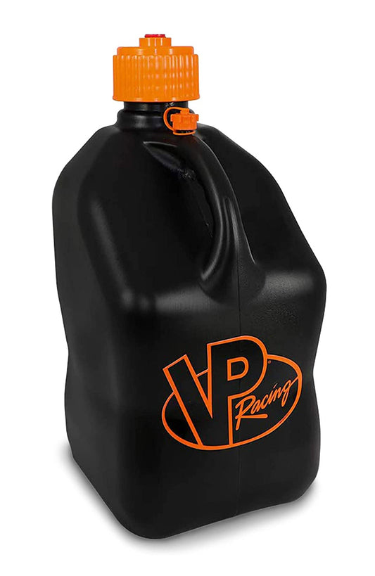 FUEL JUG BLACK/ORANGE SQUARE 5.5 gallon 20.82L