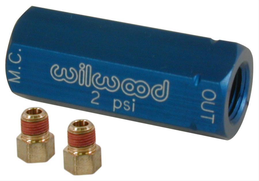 RESIDUAL PRESSURE VALVE 2lb with FITTINGS