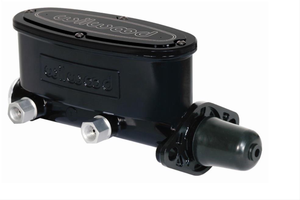 MASTER CYLINDER 1in TANDEM BILLET BLACK