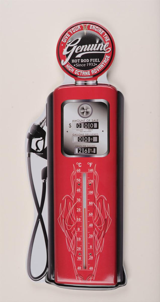 THERMOMETER VINTAGE GAS PUMP