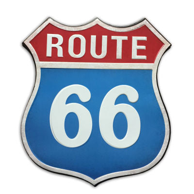 SIGN ROUTE 66 SHEILD