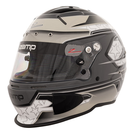 HELMET size MEDIUM GRAPHIC GREY RZ-70E SA-2020/FIA