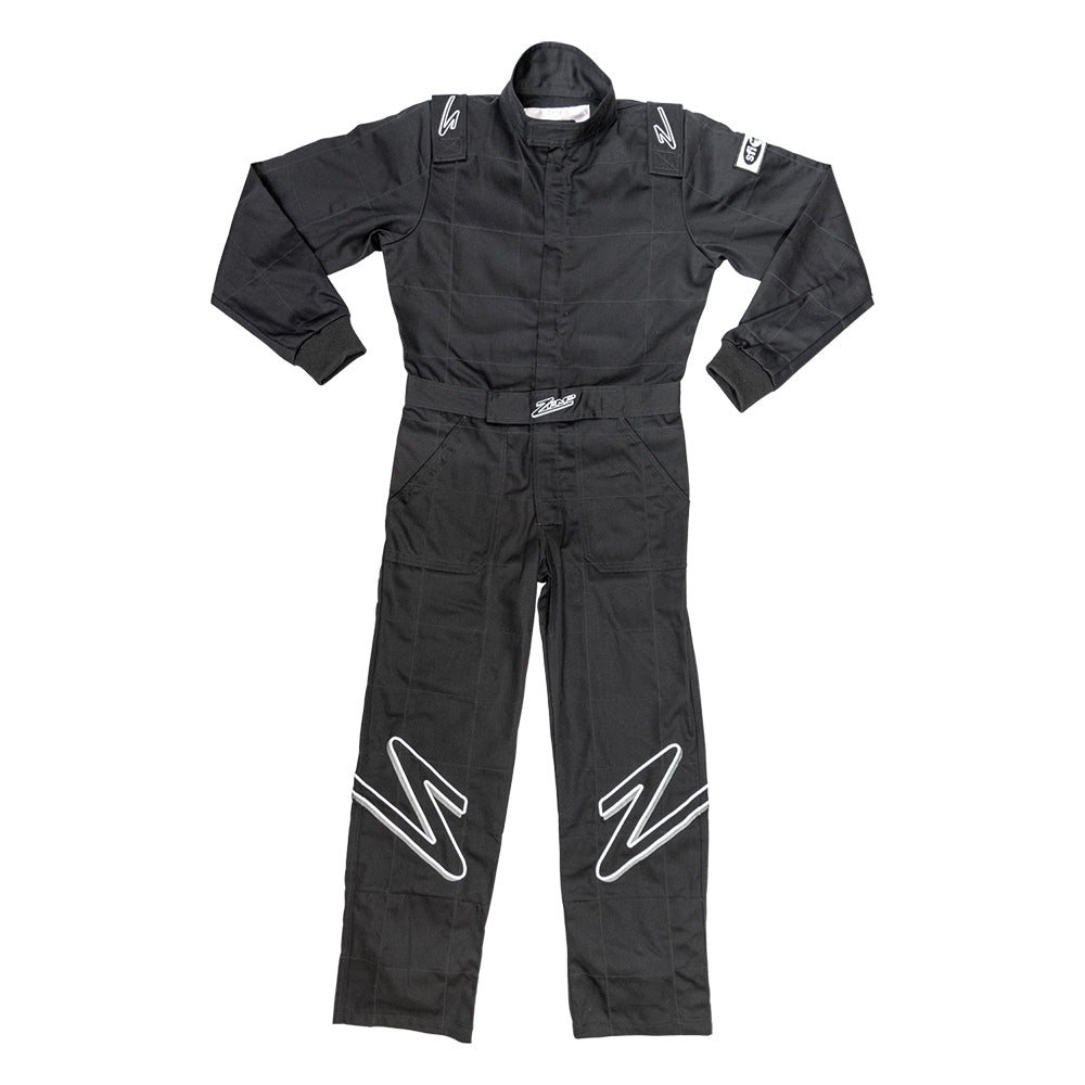 RACE SUIT 1 LAYER YOUTH MEDIUM BLACK 3.2A-1 ZAMP
