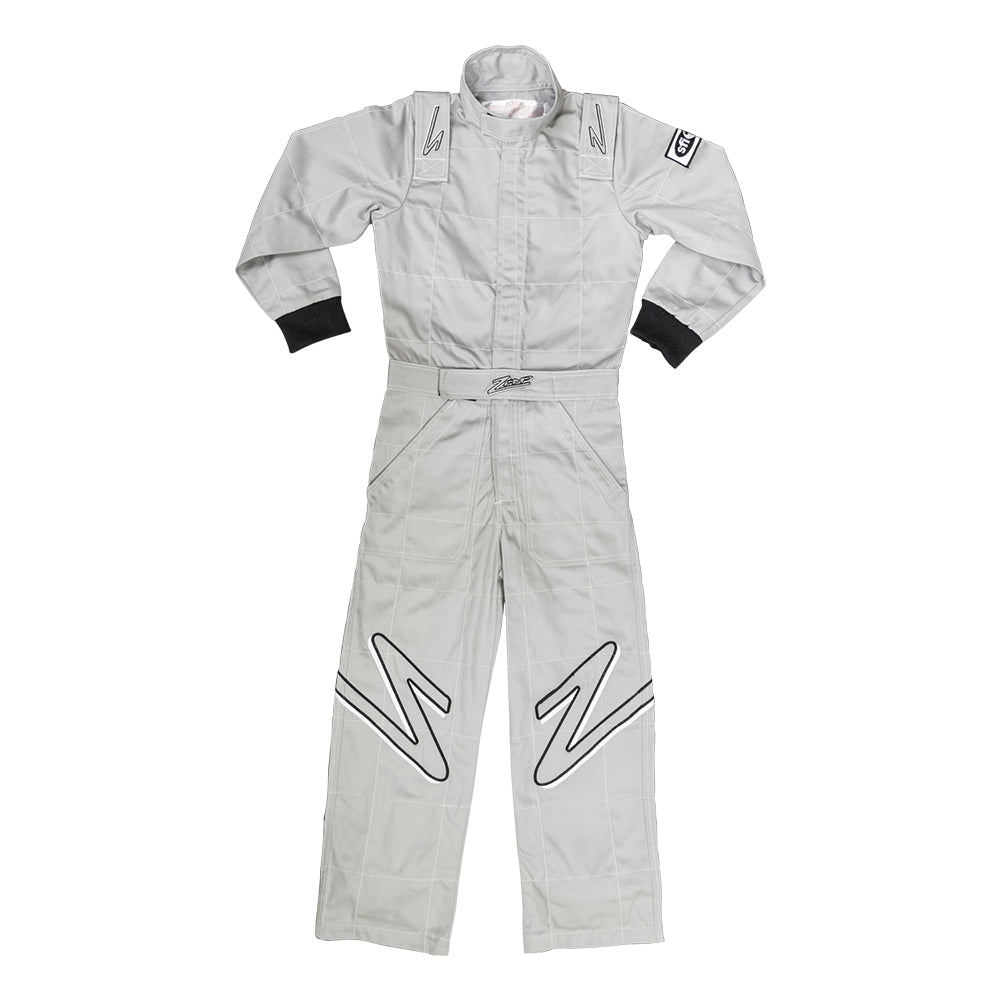RACE SUIT 1 LAYER YOUTH LARGE GREY 3.2A-1 ZAMP
