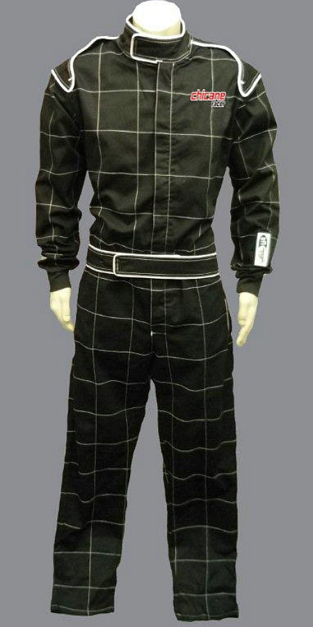 RACE SUIT 1 LAYER XXL BLACK SFI3.2A-1 RACER