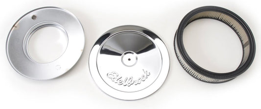 AIR CLEANER 10in x 2in EDELBROCK CHROME