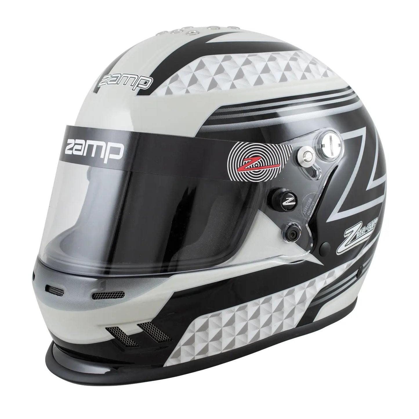 HELMET size YOUTH 56cm BLACK/GRAY RZ-37Y sfi24.1