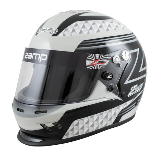HELMET size YOUTH 56cm BLACK/GRAY RZ-37Y sfi24.1
