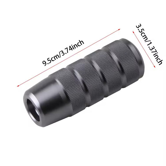GEAR KNOB ALLOY STRAIGHT LONG TITANIUM