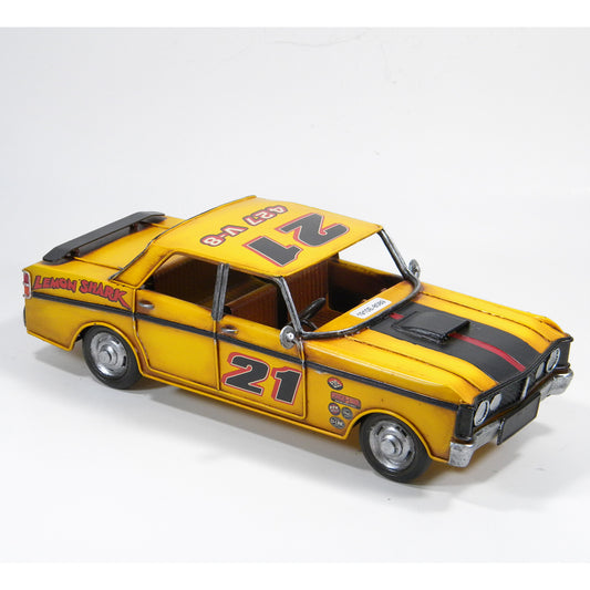 MODEL CAR FORD GT RACE YELLOW