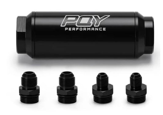 FUEL FILTER -10f ALLOY 100 MICRON STAINLESS E85
